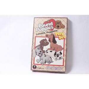Pound Puppies Play Set 1985 by Colorforms Tonka Sticking Pieces ~ 260214-WH 980